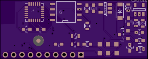 back view of PCB